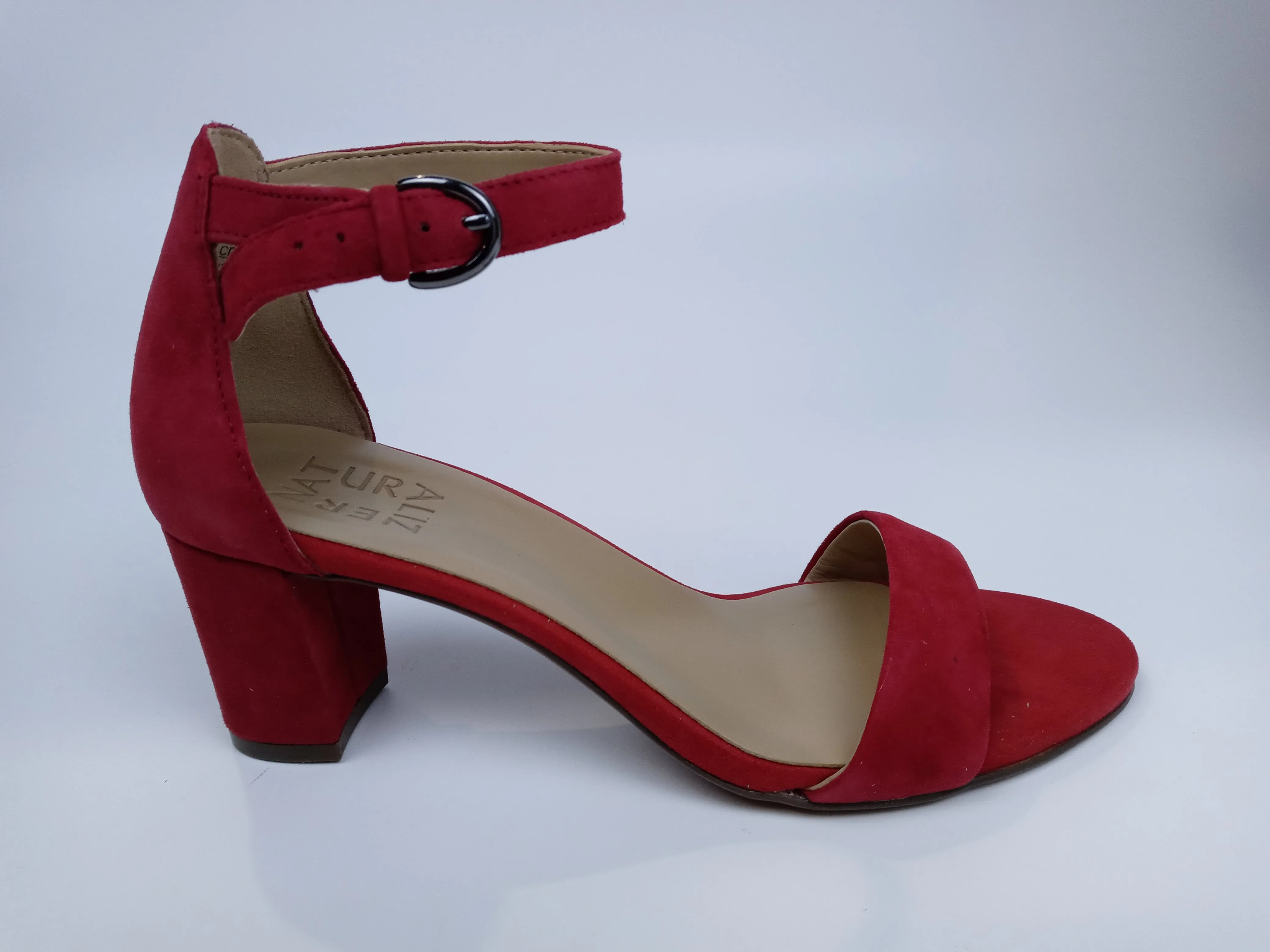 Naturalizer Women Vera Hot Sauce Suede 6.5 M Pair of Shoes