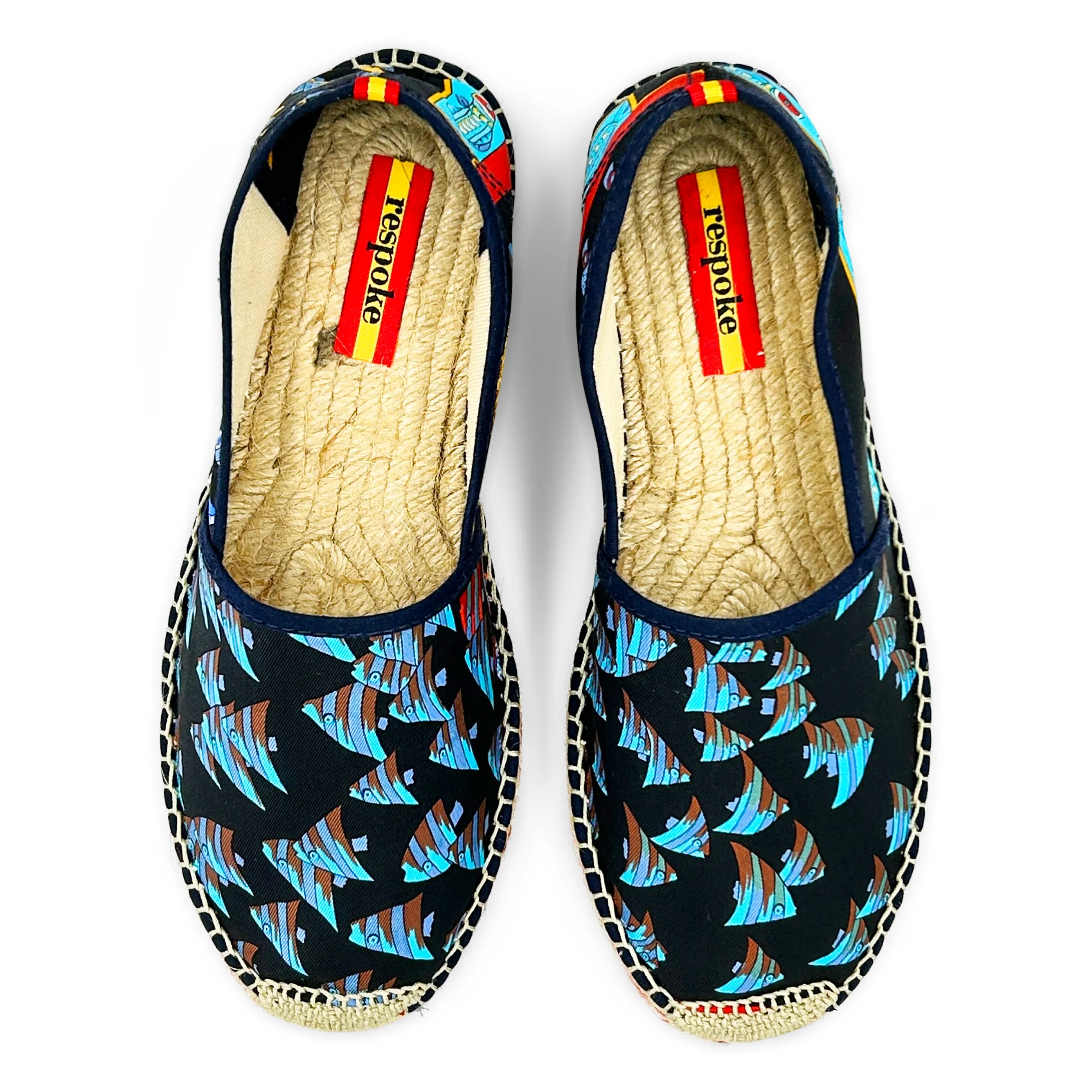 OCEANE Black Classic Espadrilles