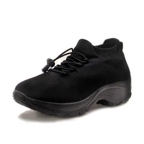 Ortho Stretch Cushion Shoes - Midnight Black