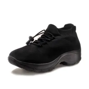 Ortho Stretch Cushion Shoes - Midnight Black