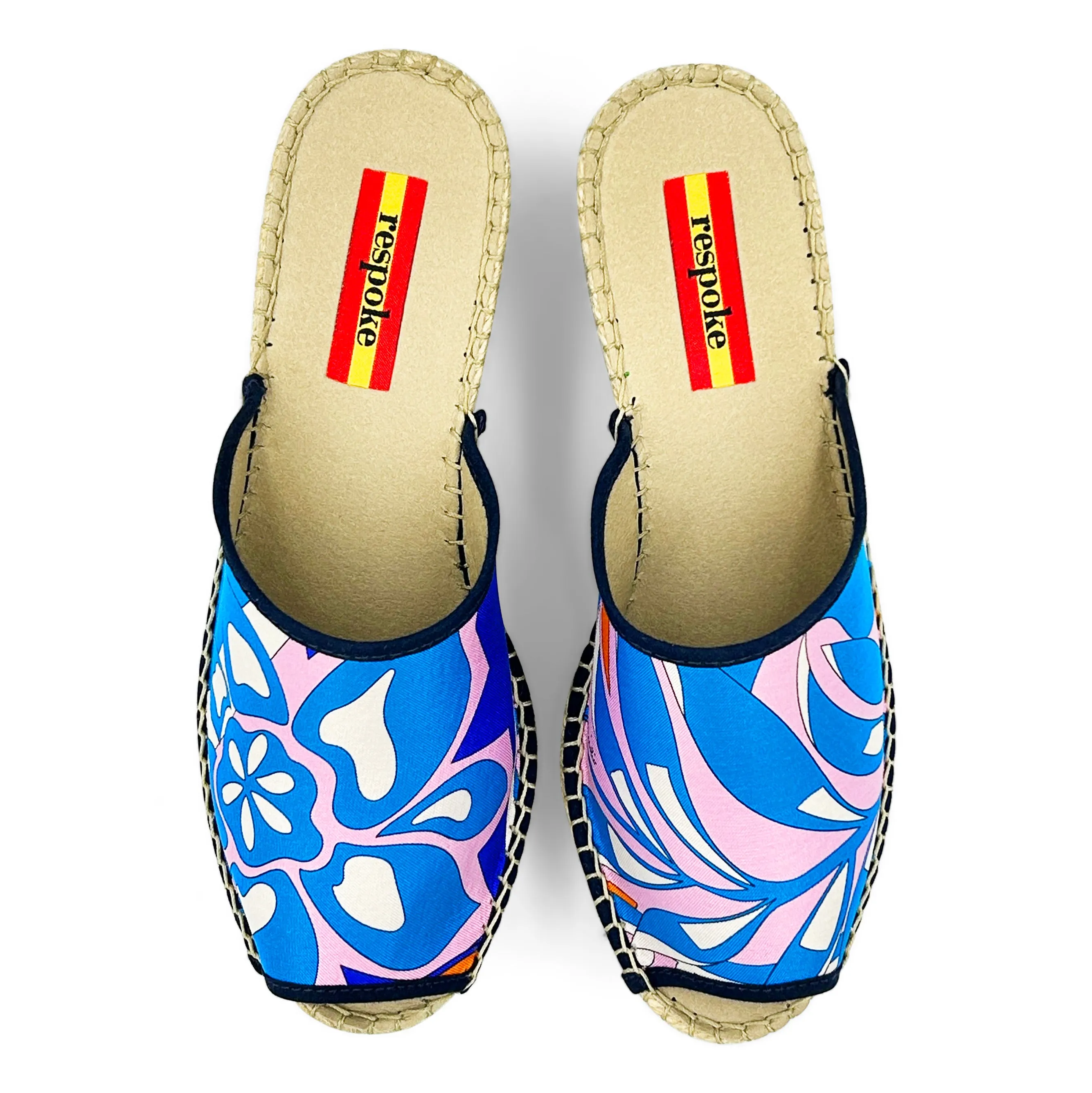 PEONIA Purple Modern Wedge Espadrilles