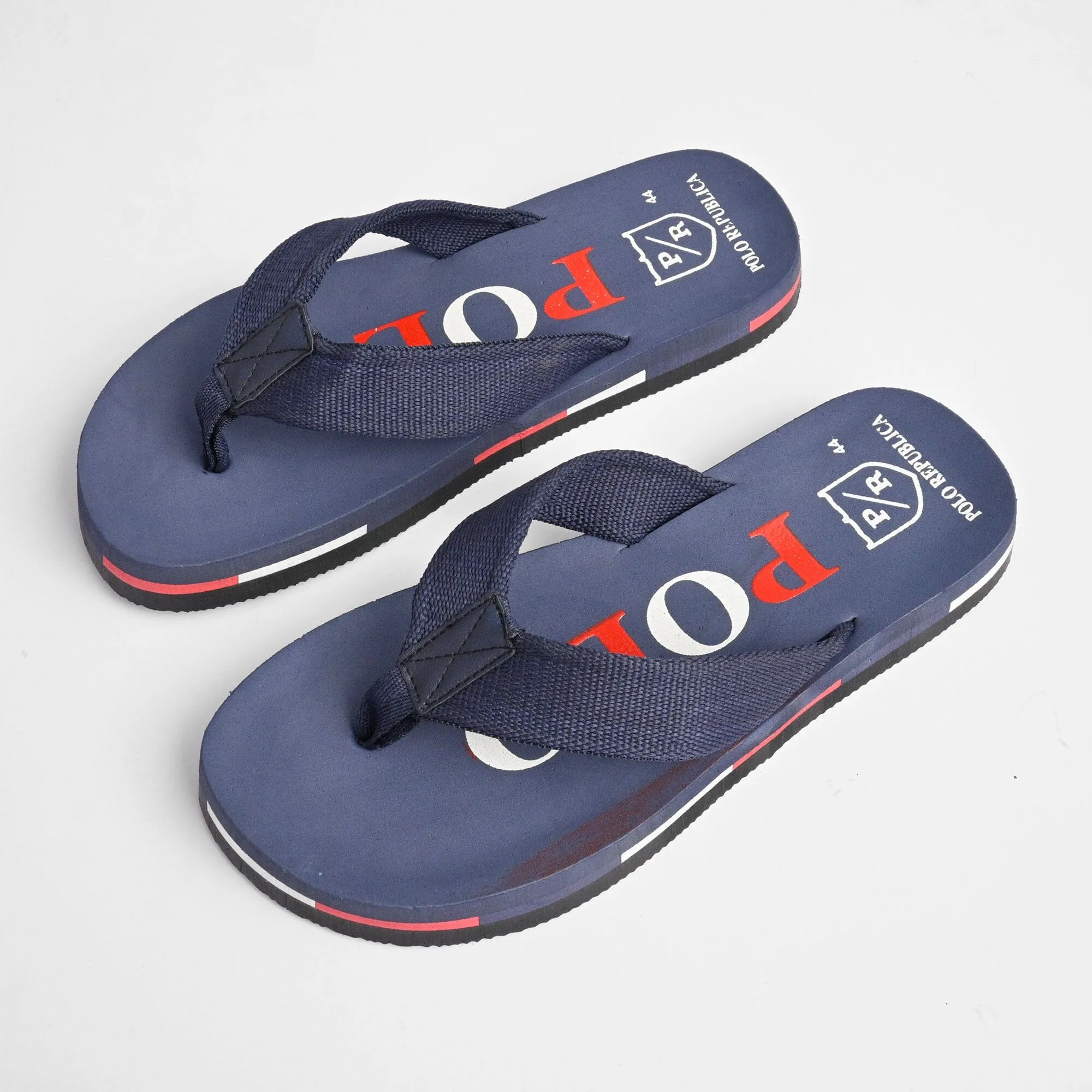 Polo Republica Men's Strider Ultra-Light Soft Flip Flops Slippers