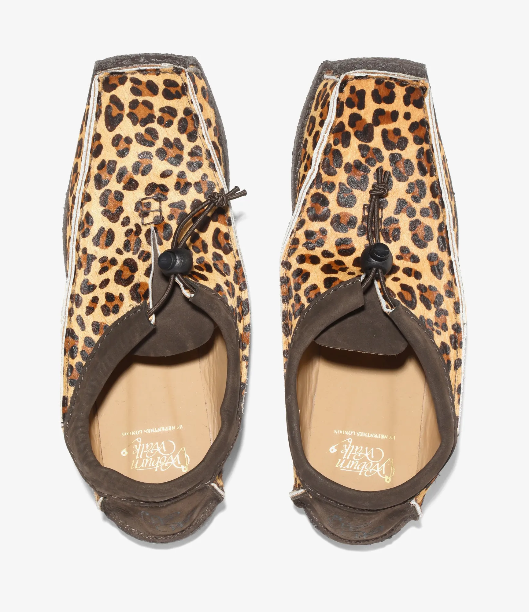 QR Low Moccasin – Leopard Pony