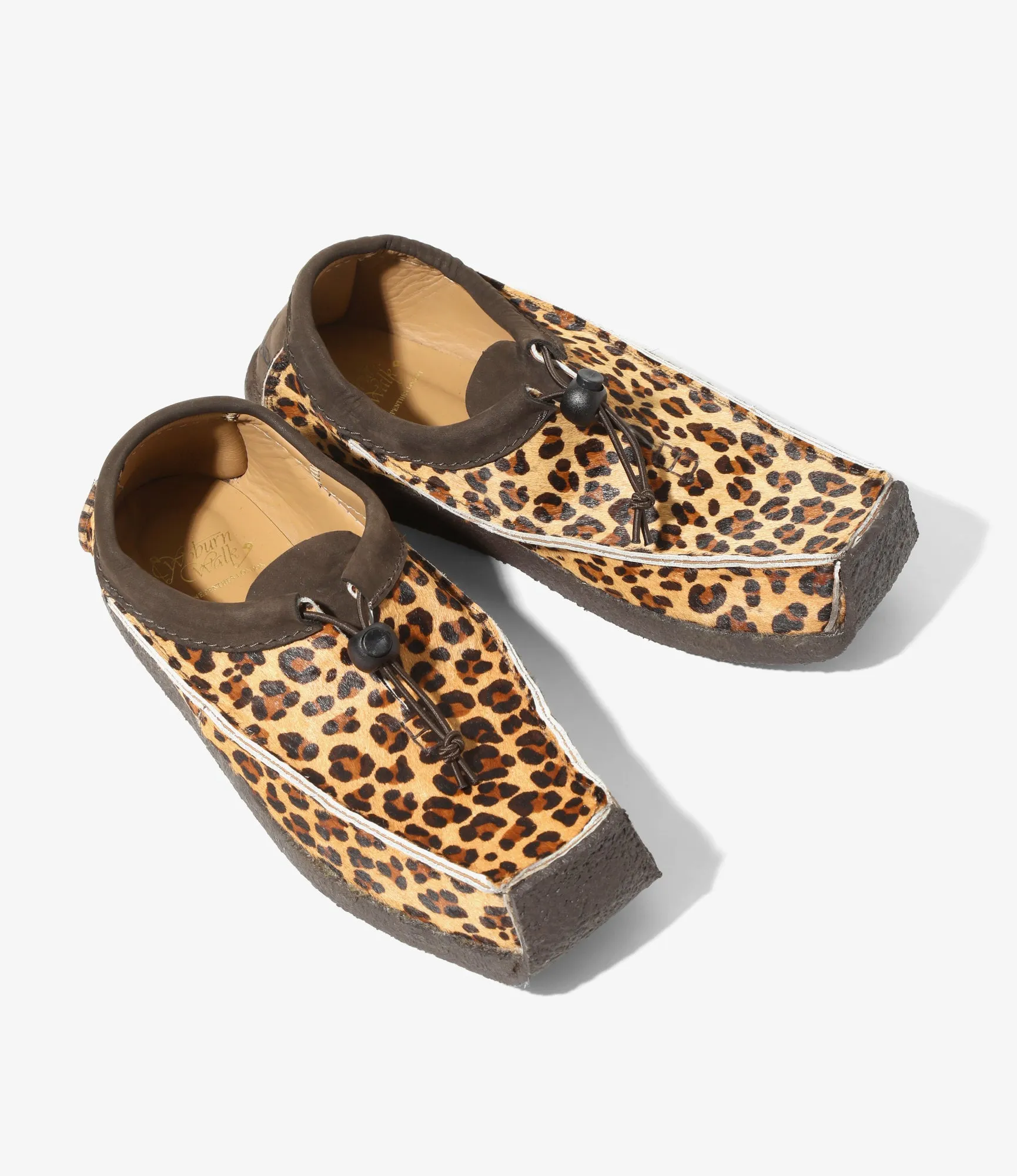 QR Low Moccasin – Leopard Pony