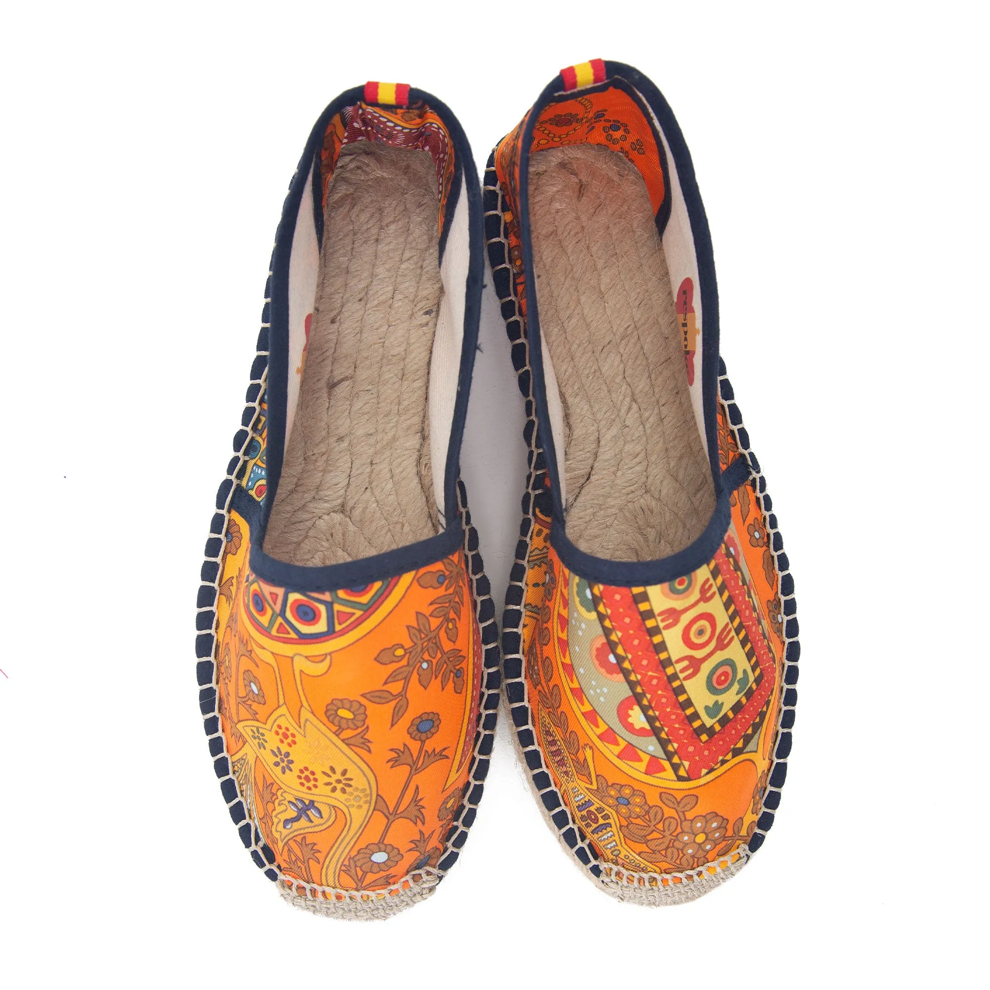 RAFAELA Orange Classic Espadrilles