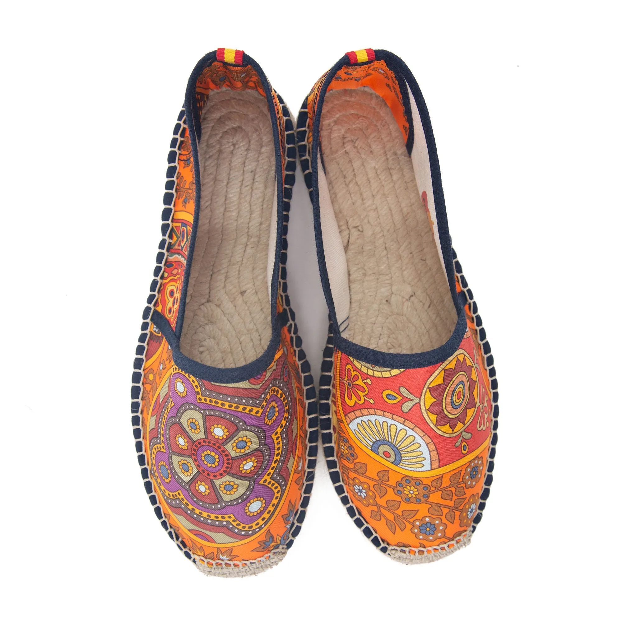 RAFAELA Orange Classic Espadrilles