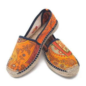 RAFAELA Orange Classic Espadrilles