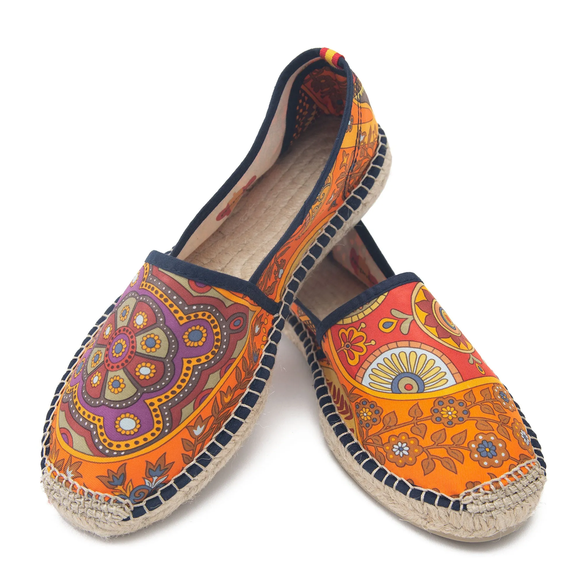 RAFAELA Orange Classic Espadrilles