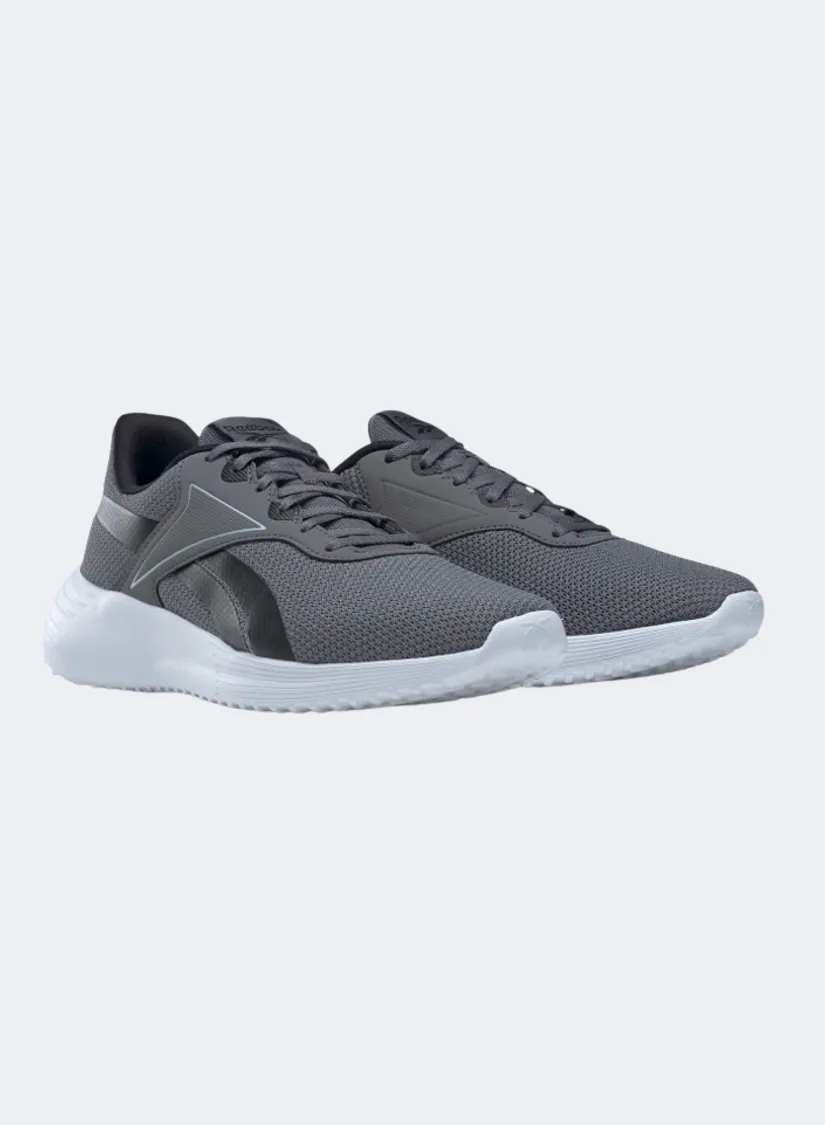 Reebok Lite 3 Men Running Shoes Grey/Black
