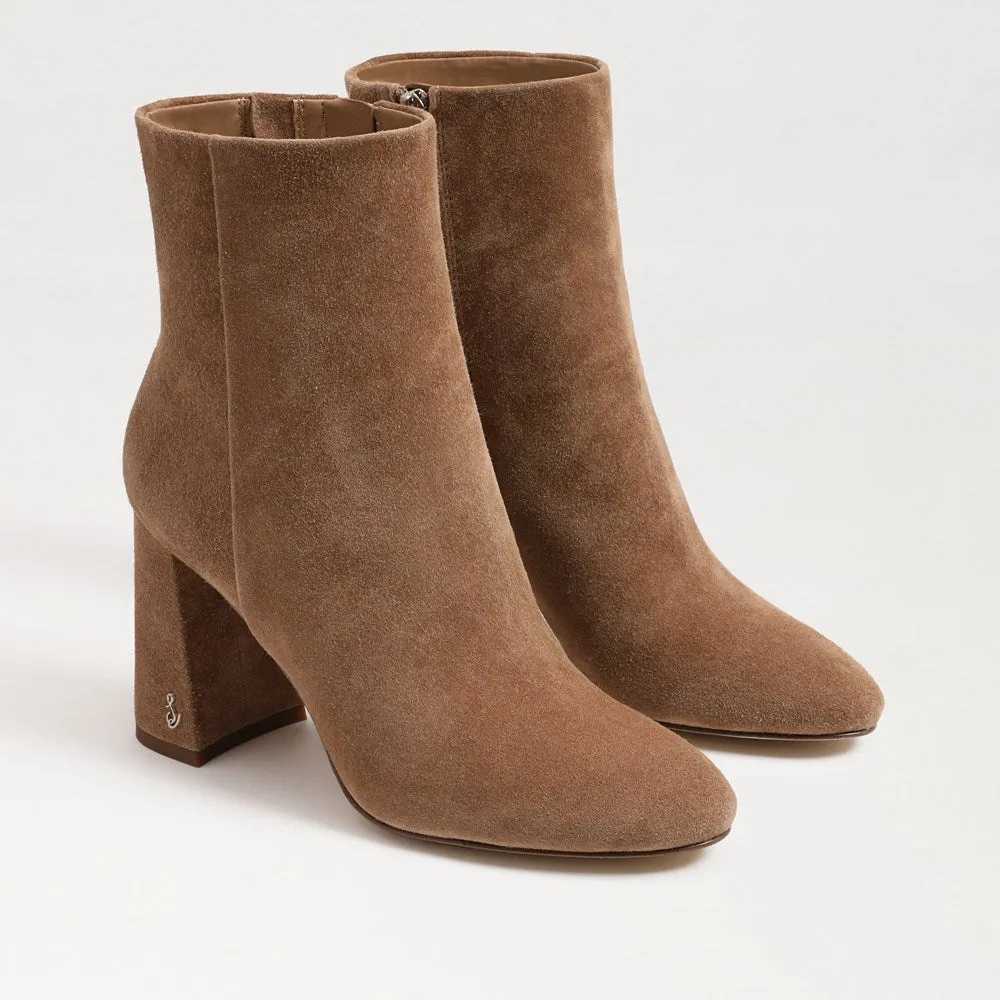 Sam Edelman Daria Block Heel Bootie in Almond Taupe