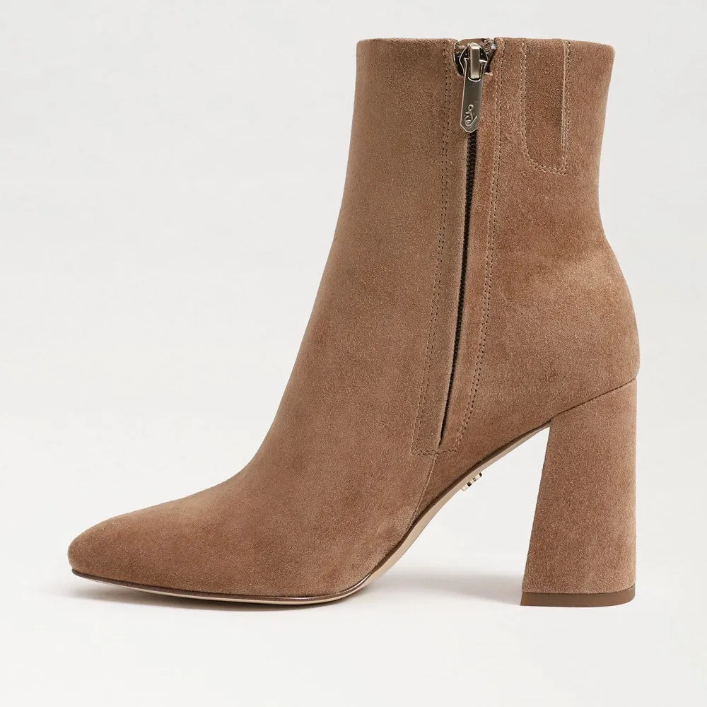 Sam Edelman Daria Block Heel Bootie in Almond Taupe