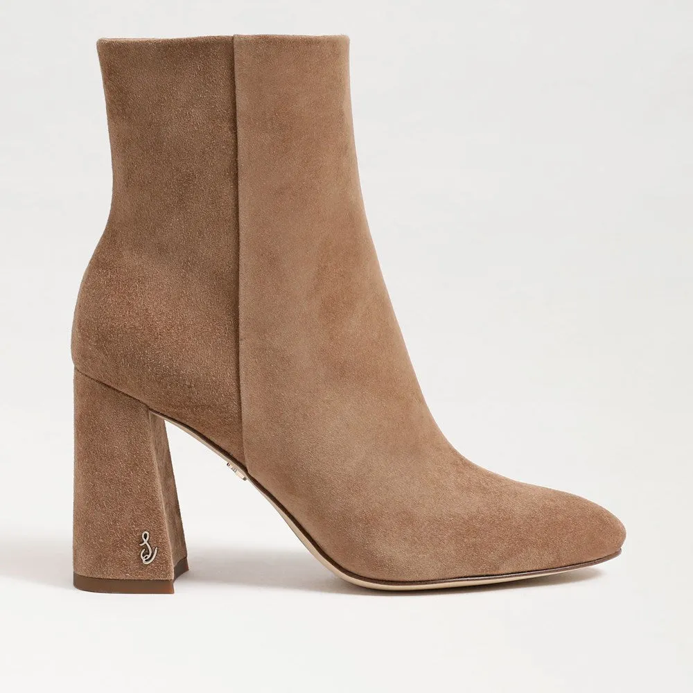 Sam Edelman Daria Block Heel Bootie in Almond Taupe