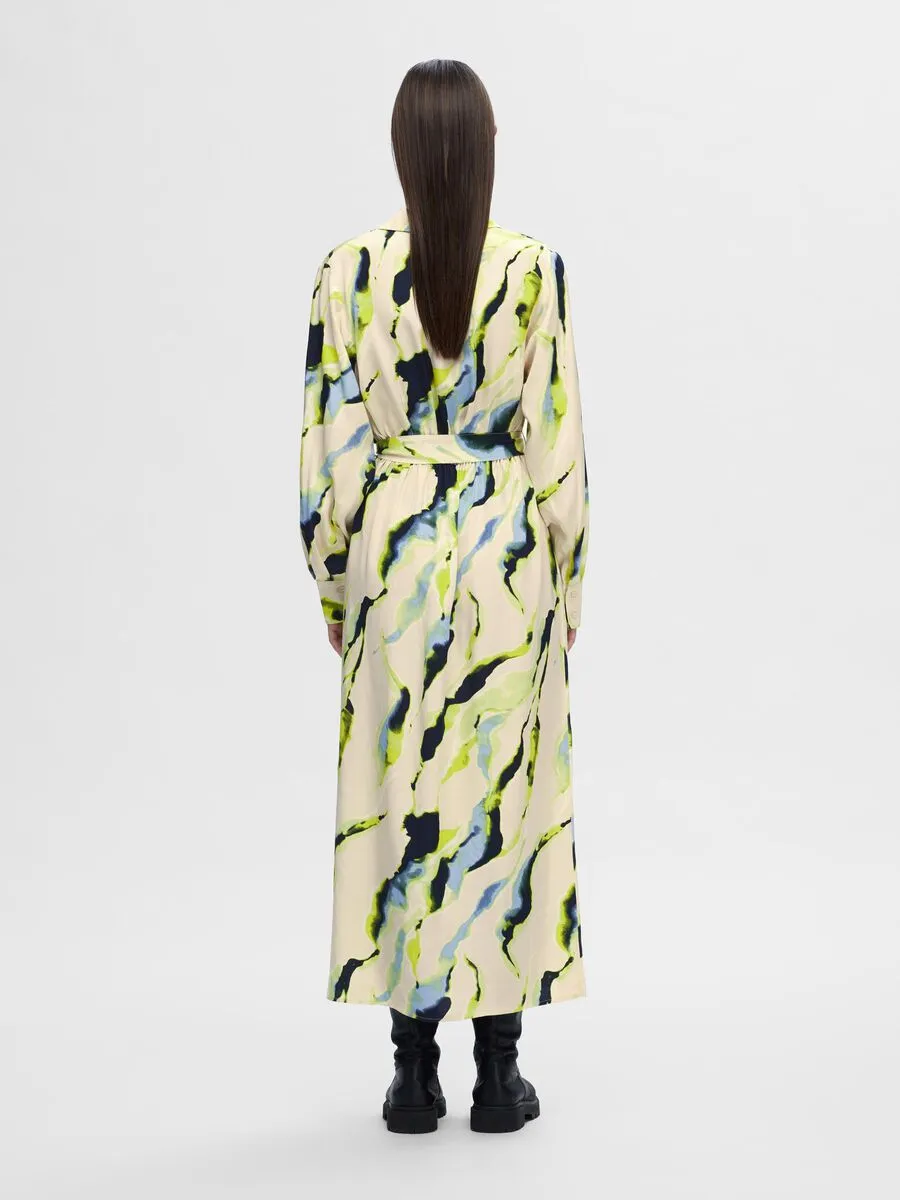 Selected Femme Lilian Maxi Dress - Birch