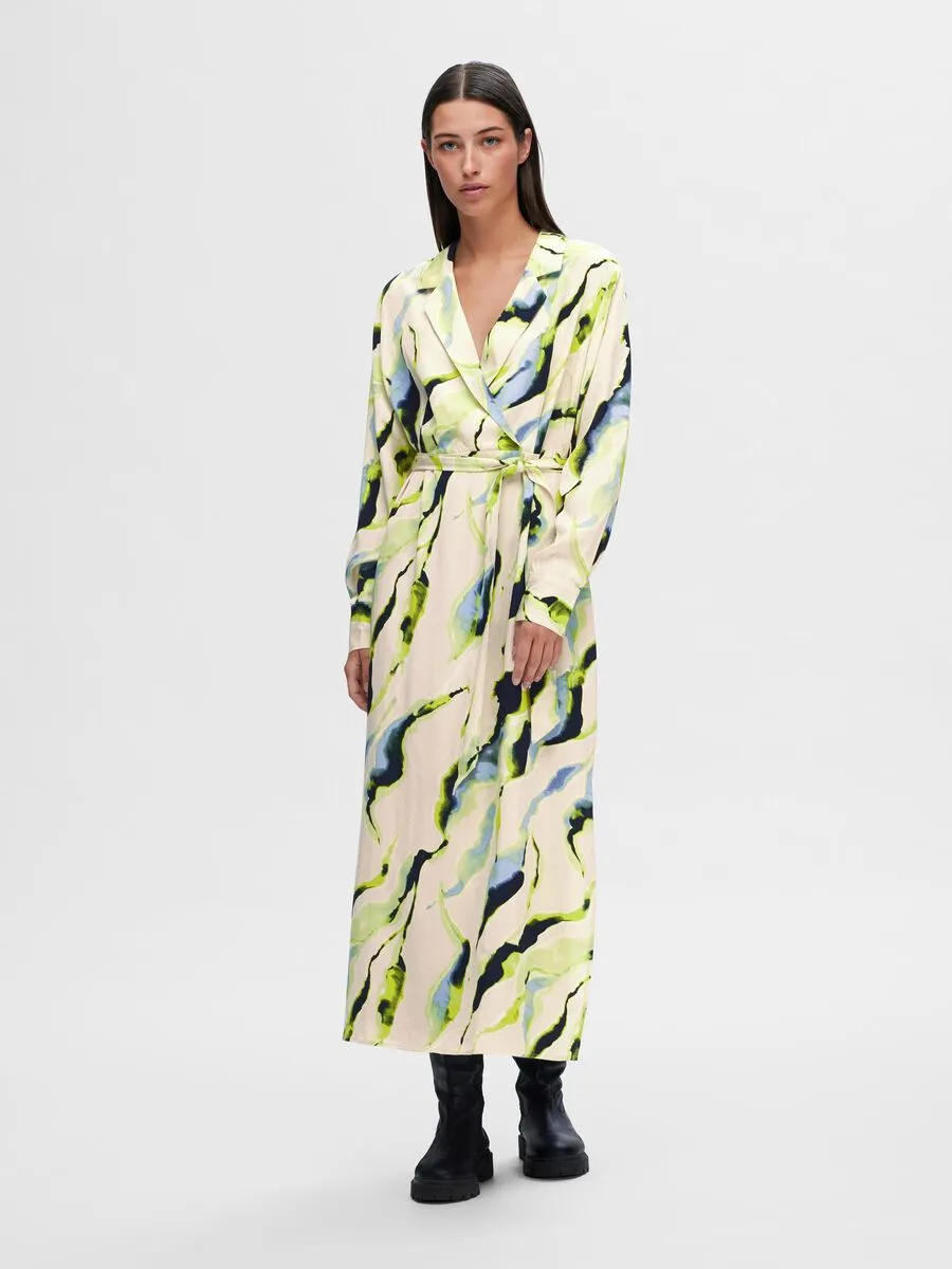 Selected Femme Lilian Maxi Dress - Birch
