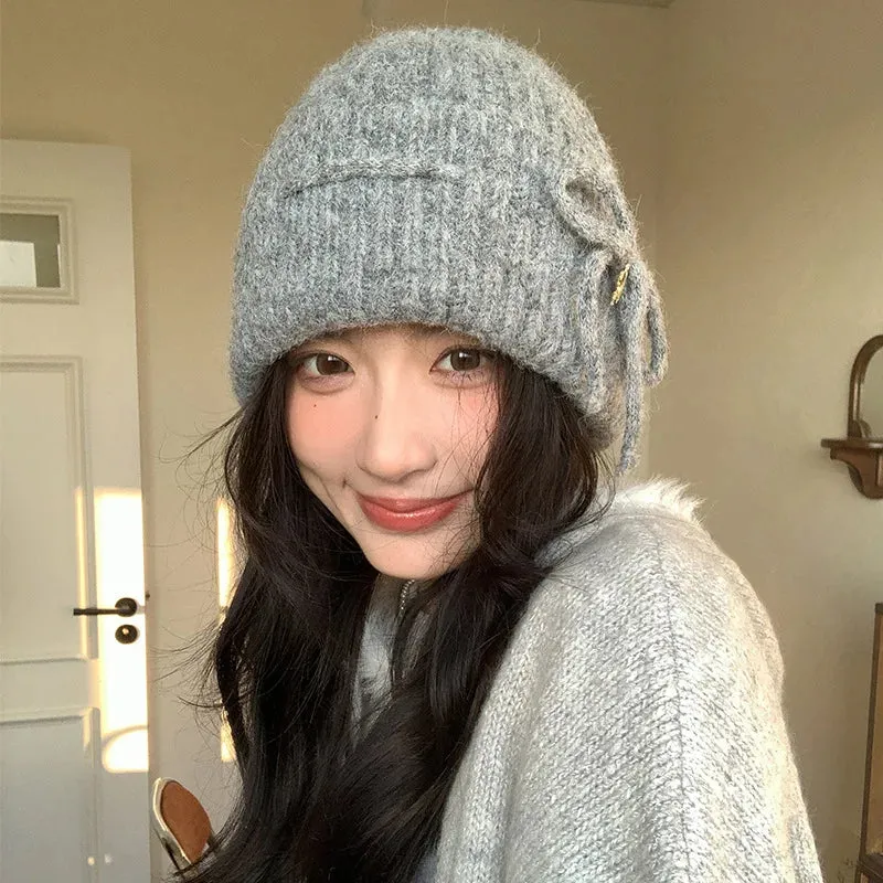 Sohiwoo Knitted Beanies Cap For Men&Women Winter Warm Skullies Caps Unisex Hooded Hat Unisex Outdoor Ski ColdProof Ear Protection Hats