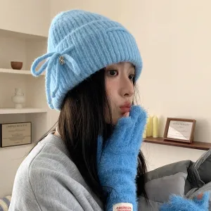 Sohiwoo Knitted Beanies Cap For Men&Women Winter Warm Skullies Caps Unisex Hooded Hat Unisex Outdoor Ski ColdProof Ear Protection Hats