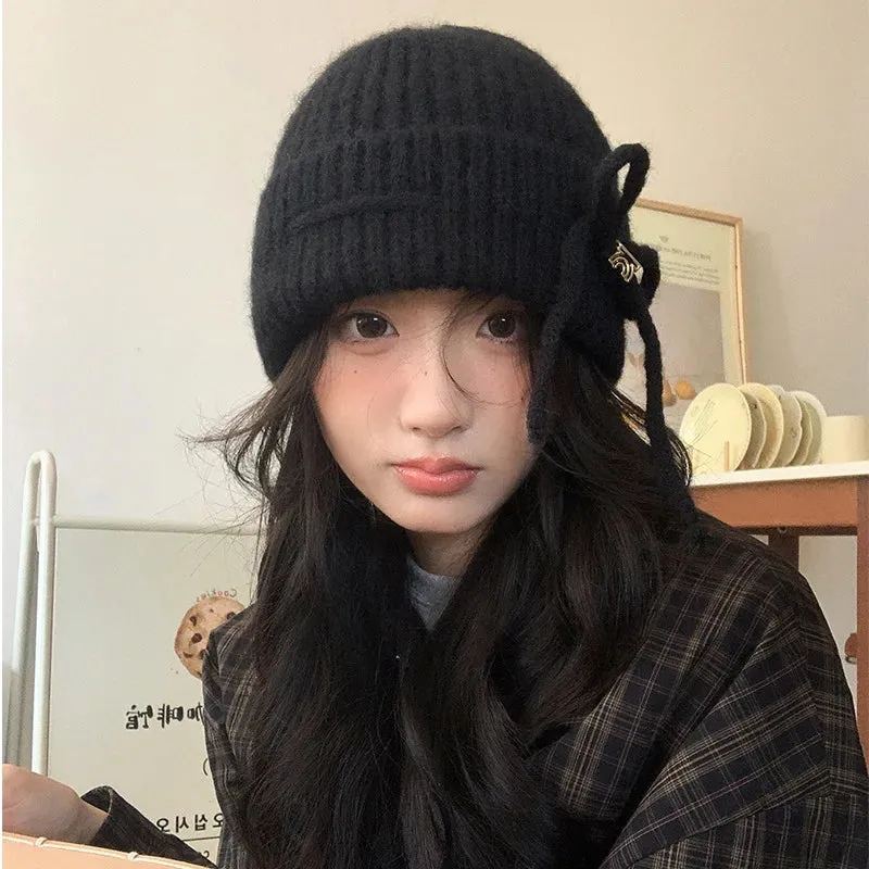 Sohiwoo Knitted Beanies Cap For Men&Women Winter Warm Skullies Caps Unisex Hooded Hat Unisex Outdoor Ski ColdProof Ear Protection Hats