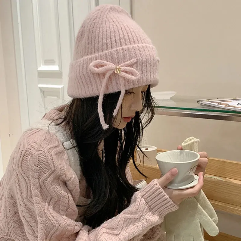 Sohiwoo Knitted Beanies Cap For Men&Women Winter Warm Skullies Caps Unisex Hooded Hat Unisex Outdoor Ski ColdProof Ear Protection Hats