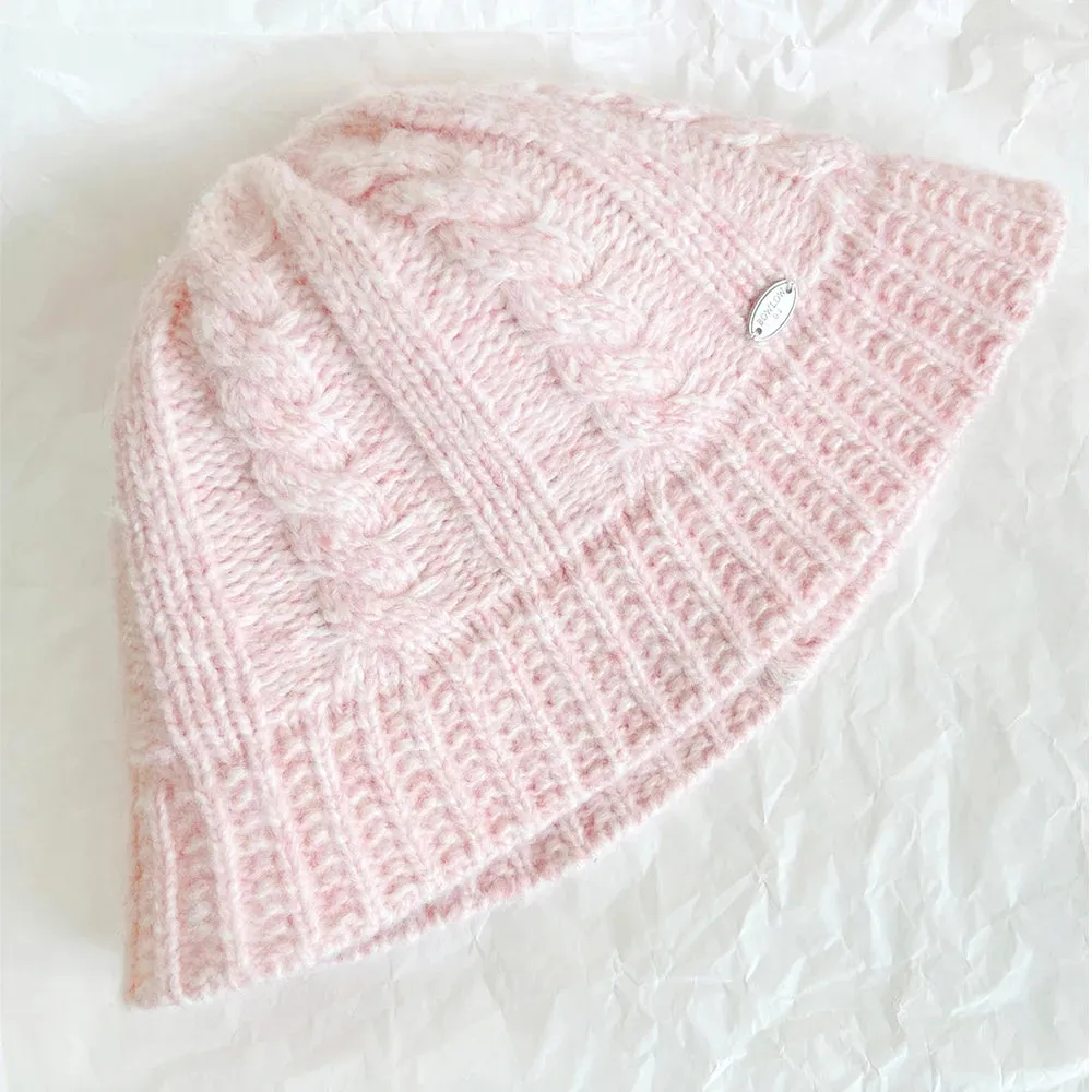 Sohiwoo Twists Knitted Beanies Hats For Women&Men Winter Warm Fisherman Hat Unisex Outdoor Coldproof Skullies Caps Female Panama Bonnet