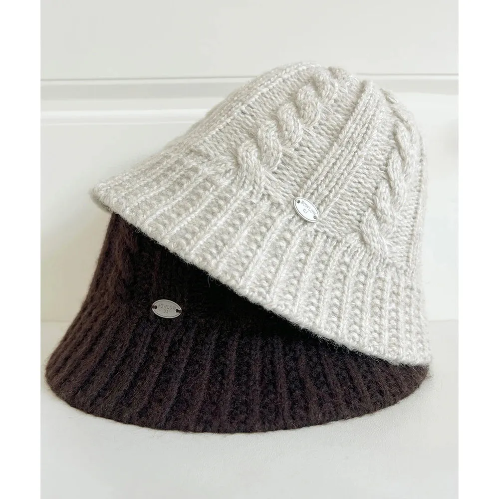 Sohiwoo Twists Knitted Beanies Hats For Women&Men Winter Warm Fisherman Hat Unisex Outdoor Coldproof Skullies Caps Female Panama Bonnet