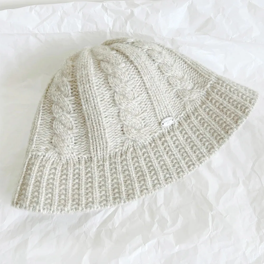Sohiwoo Twists Knitted Beanies Hats For Women&Men Winter Warm Fisherman Hat Unisex Outdoor Coldproof Skullies Caps Female Panama Bonnet