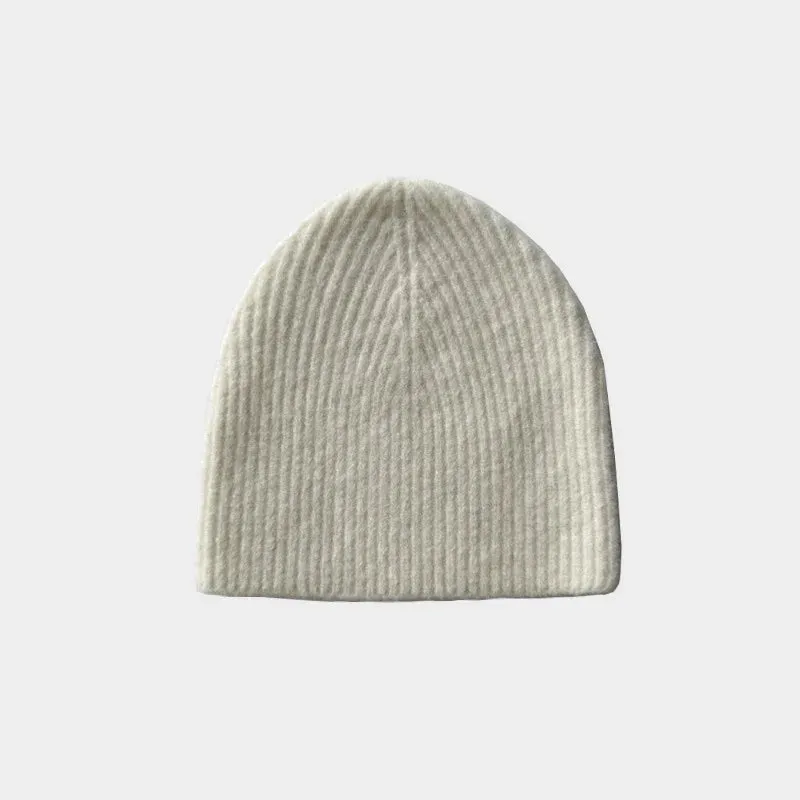 Sohiwoo Wool Blend Knitted Beanies Hats For Women&Men Winter Warm Soft Skullies Caps Unisex Outdoor Coldproof Ear Protection Hat Bonnet