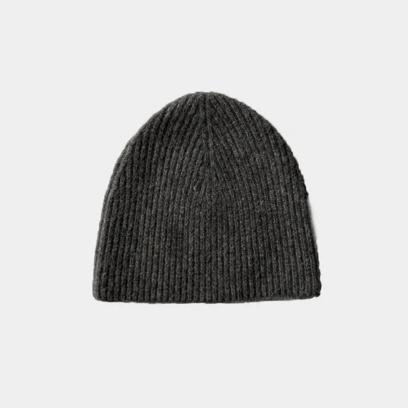 Sohiwoo Wool Blend Knitted Beanies Hats For Women&Men Winter Warm Soft Skullies Caps Unisex Outdoor Coldproof Ear Protection Hat Bonnet
