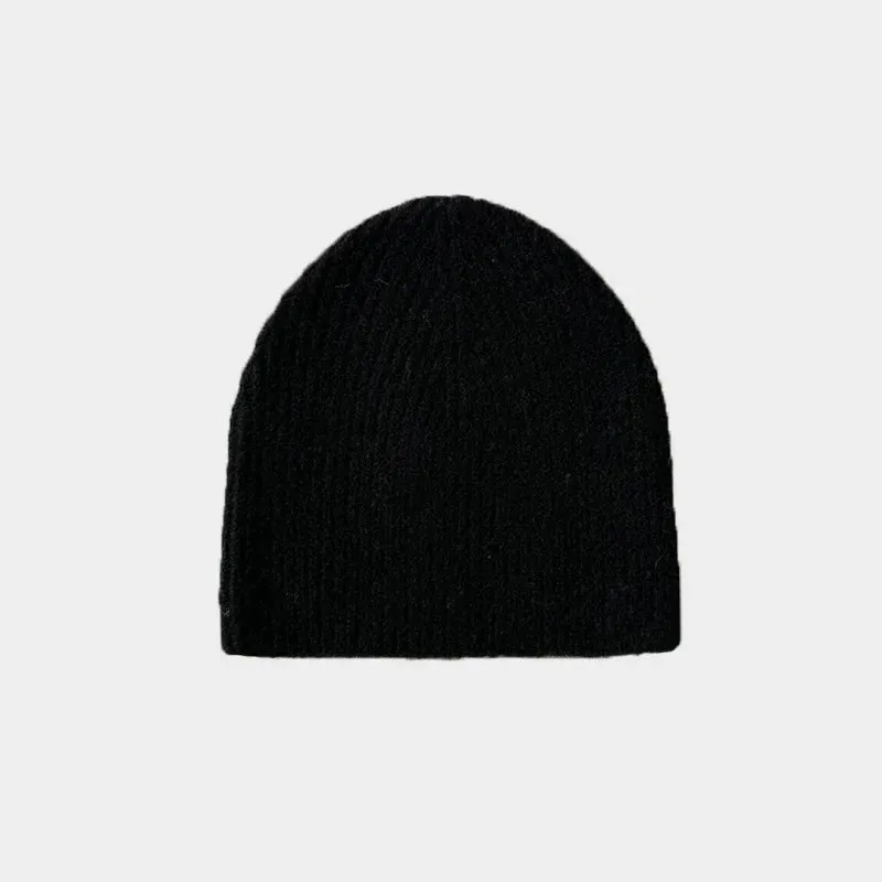 Sohiwoo Wool Blend Knitted Beanies Hats For Women&Men Winter Warm Soft Skullies Caps Unisex Outdoor Coldproof Ear Protection Hat Bonnet