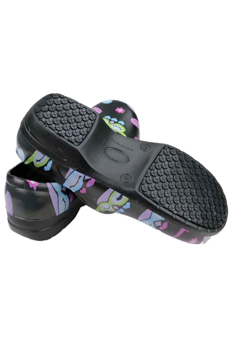 StepZ Women's Slip Resistant Nurse Clogs | Give a Hoot