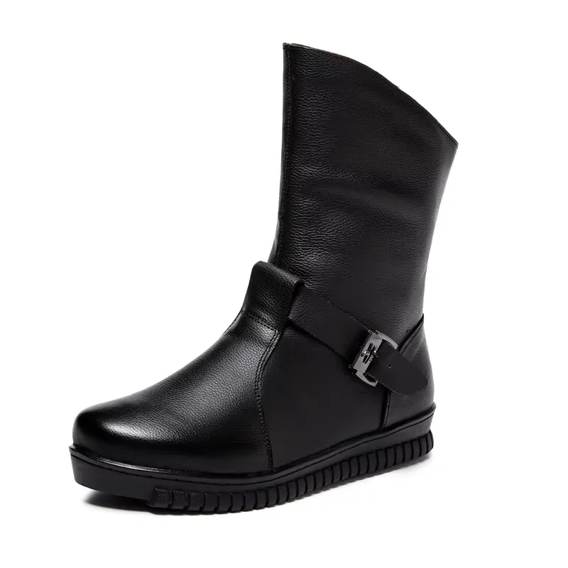 USS Shoes Minerva Women's Flat Leather Boots