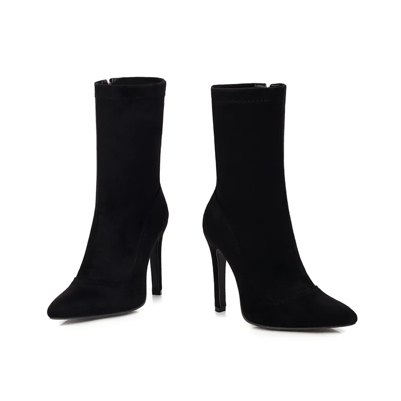 USS Shoes Nataly Women's Velvety Elastic Fall Boots