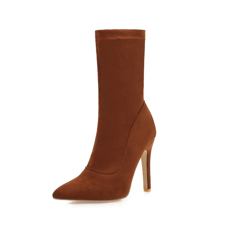 USS Shoes Nataly Women's Velvety Elastic Fall Boots