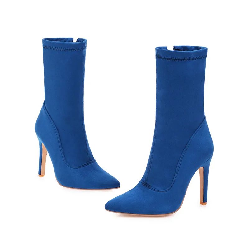 USS Shoes Nataly Women's Velvety Elastic Fall Boots