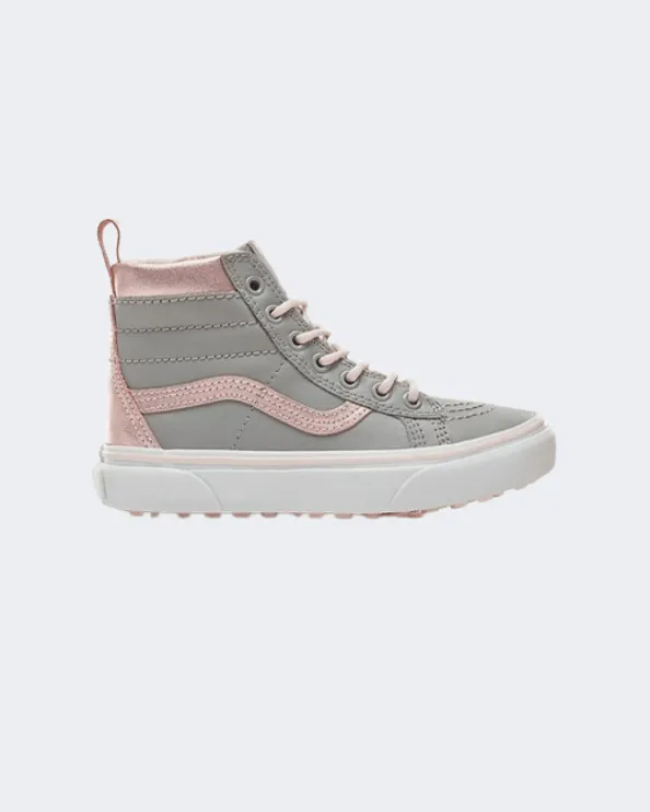 Vans Sk8-Hi Kids-Unisex Lifestyle Shoes Grey/Pink
