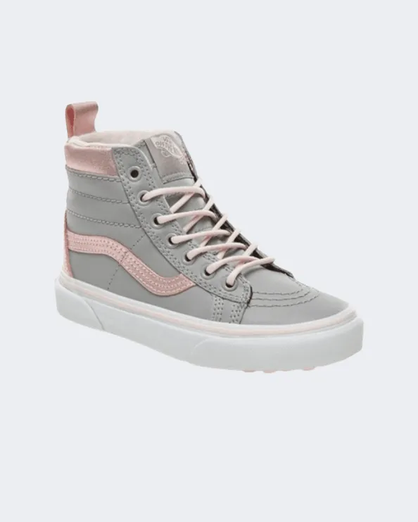 Vans Sk8-Hi Kids-Unisex Lifestyle Shoes Grey/Pink