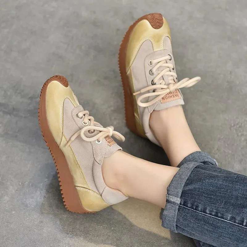 Women's Casual Shoes - Genuine Leather Loafers - TSS152