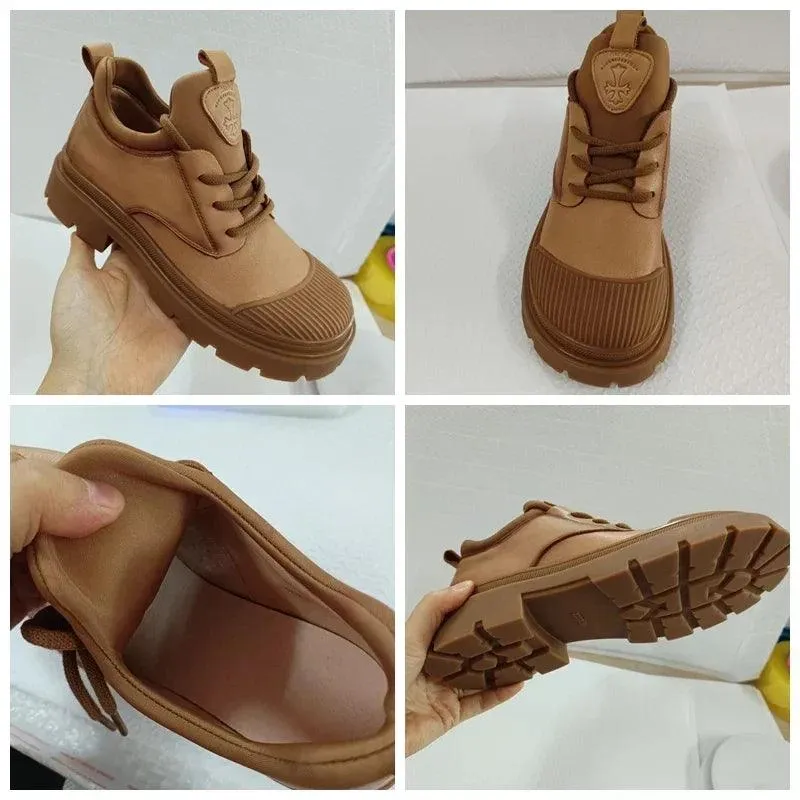 Women's Casual Shoes - Leather Loafer Sneaker - TSS138