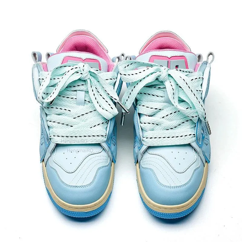 Y2K Women's and Men's Casual Shoes - Streetwear Skateboard Sneakers