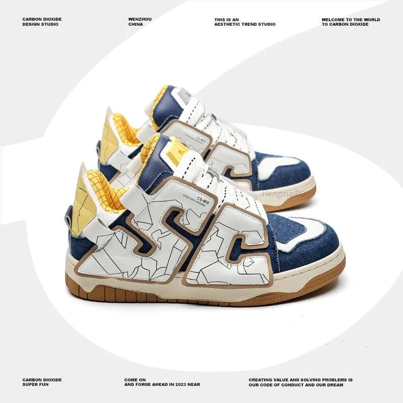 Y2K Women's and Men's Casual Shoes - Streetwear Skateboard Sneakers