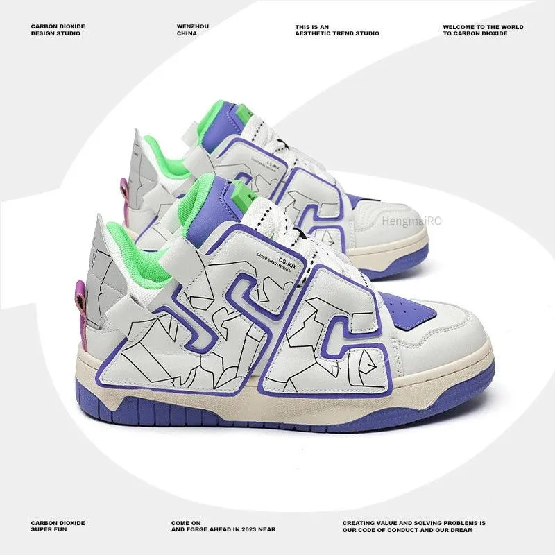Y2K Women's and Men's Casual Shoes - Streetwear Skateboard Sneakers