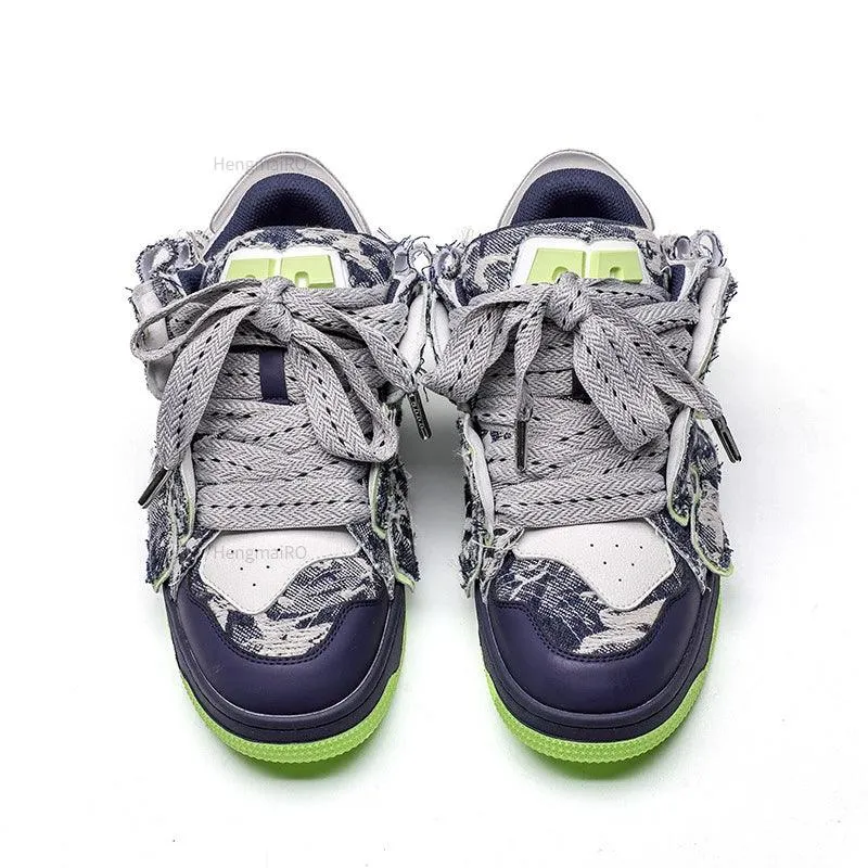 Y2K Women's and Men's Casual Shoes - Streetwear Skateboard Sneakers