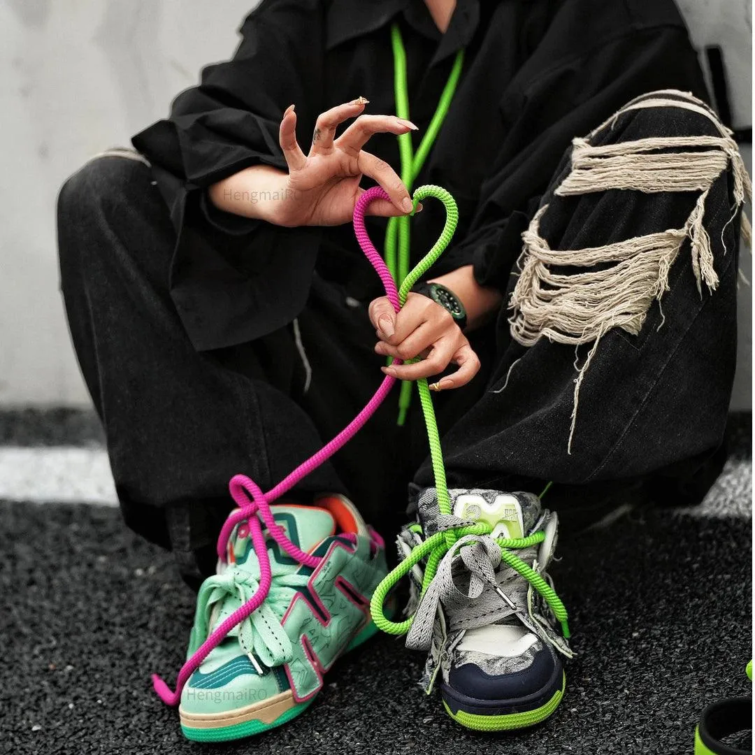 Y2K Women's and Men's Casual Shoes - Streetwear Skateboard Sneakers